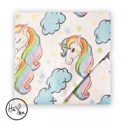 Újraszalvéta - fehér unikornis